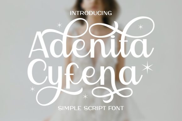 Adenita Cyfena: A Chic Script Font for Campaigns