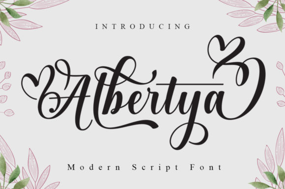 Albertya Font Review for Campaign Design