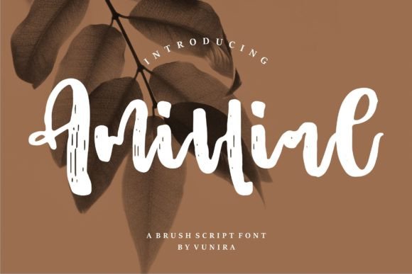 Amillial: A Bold Script Handwritten Font for Strong Branding