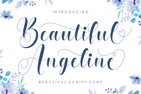 Beautiful Angeline: An Elegant Script Font for Editorial Design
