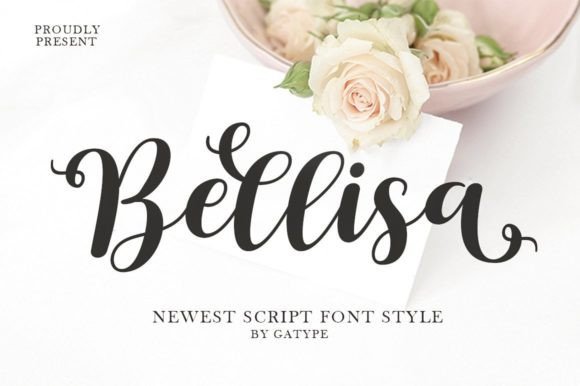 Bellisa: A Cursive Script Font for Editorial Design
