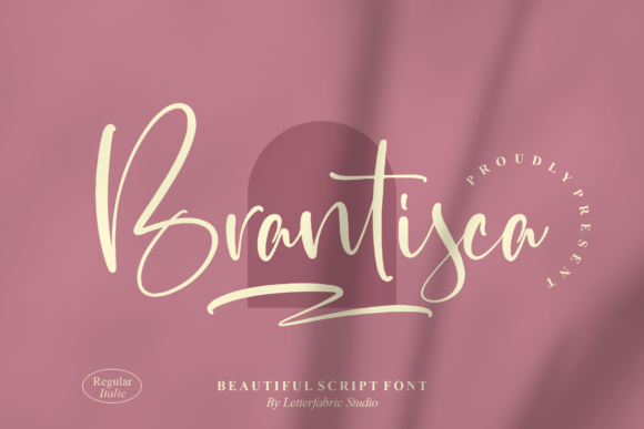 Brantisca: A Refined Script Font for Editorial Design