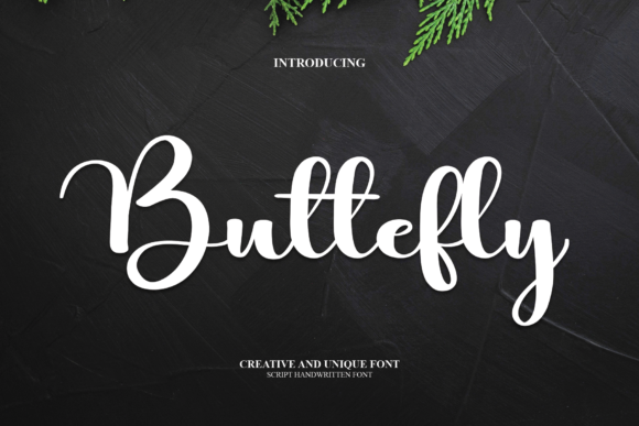 Buttefly: A Modern Script Font for Digital Branding