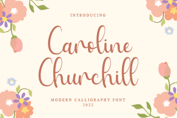 Caroline Churchill: A Refined Script Font for Modern Branding