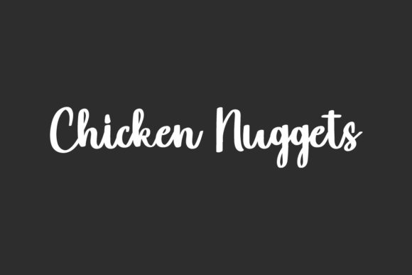 Chicken Nuggets Font for Whimsical Web Design
