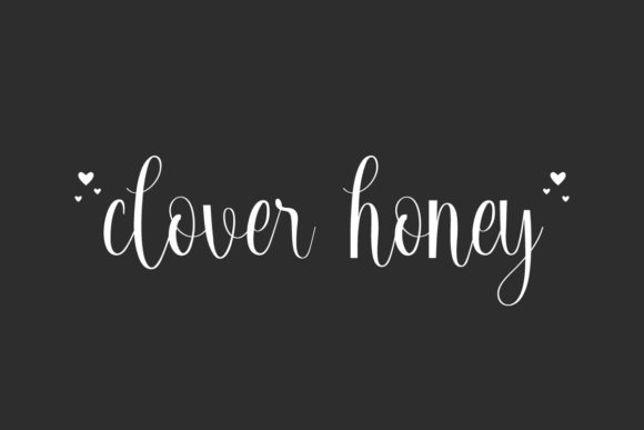Clover Honey: A Delicate Script Font for Digital Brands