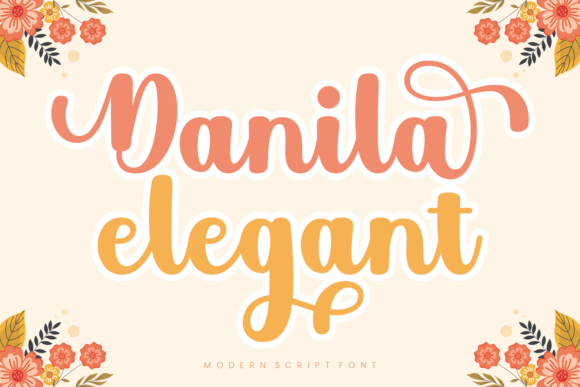 Danila Elegant: A Modern Script Font for Editorial Design