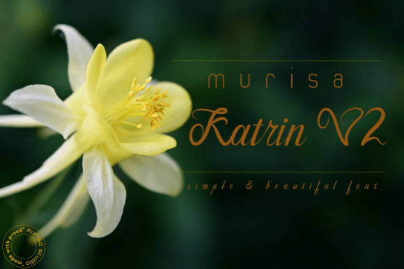 Designing with Murisa Katrin: A Free-Flowing Script Font