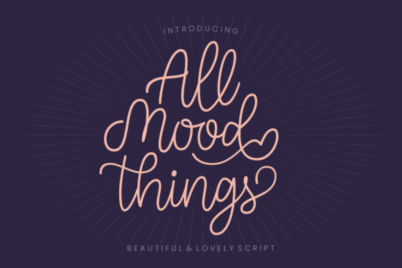 Elevate Campaign Visuals with All Mood Things Typeface