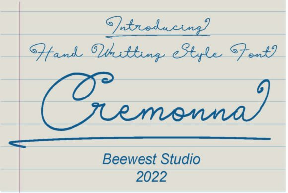 Elevate Web Design with the Cremonna Script Typeface