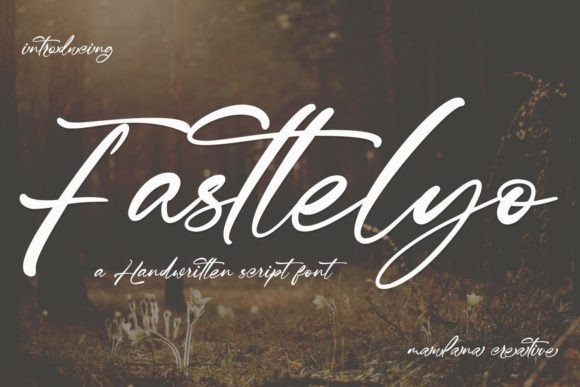 Fasttelyo: A Signature Script Font for Editorial Design