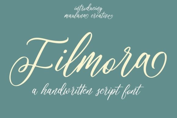 Filmora: A Classic Script Font for Modern Branding