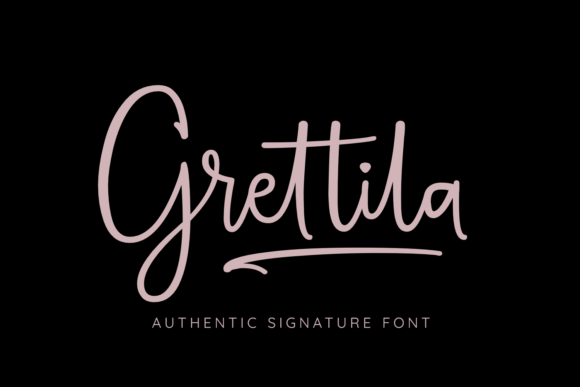 Grettila: An Exquisite Script Font for Handmade Brands