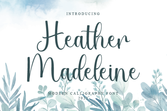 Heather Madeleine: A Dazzling Script Font for Editorial Design
