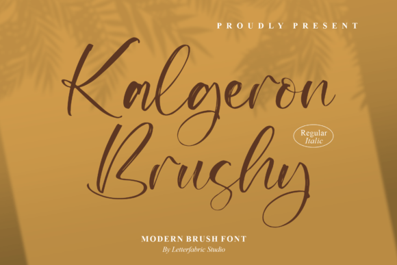 Kalgeron Brushy: The Handwritten Font for Authentic Branding