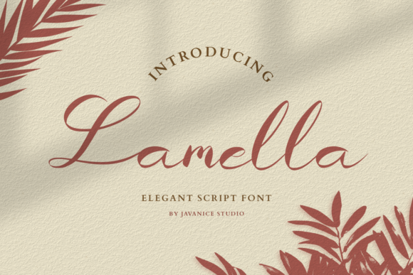 Lamella: A Script Font for Digital Elegance