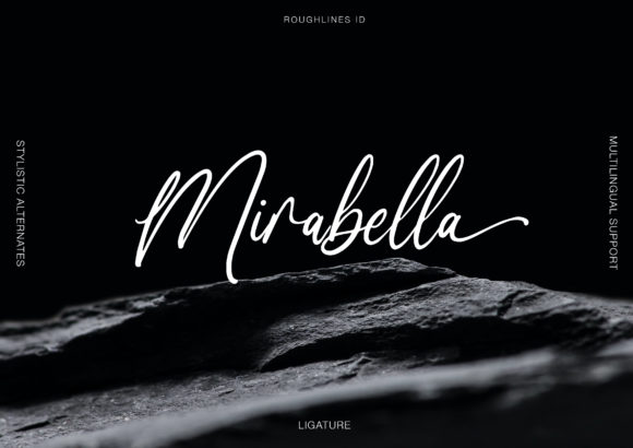 Mirabella Modern Signature: A Fluid Script for Designers