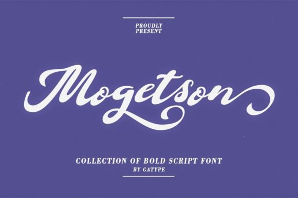 Mogetson: The Cursive Script Font for Bold Branding