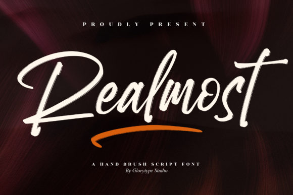 Realmost Font: The Hand Brush Script for Bold Branding