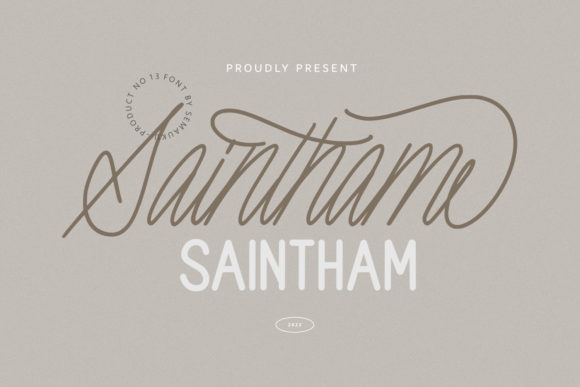 Saintham Font Review: A Classy Duo for Modern Branding