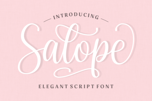 Salope Font: Elegant Script for Branding and Logos