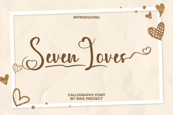 Seven Loves Font: A Modern Script for Elegant Branding