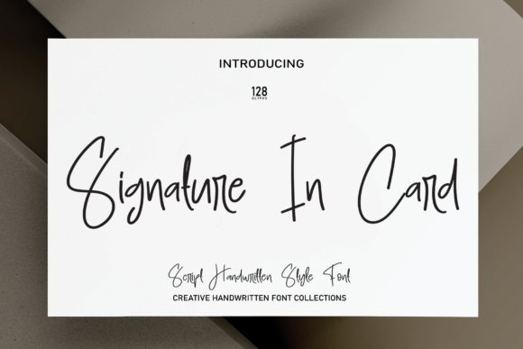 Signature in Card: The Script Font That Elevates Brand Identity