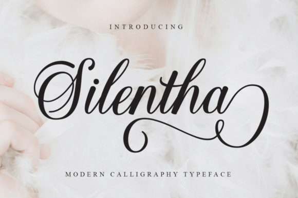 Silentha: A Refined Script Font for Editorial Design