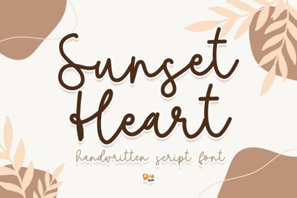 Sunset Heart Font Review: A Romantic Script for Branding