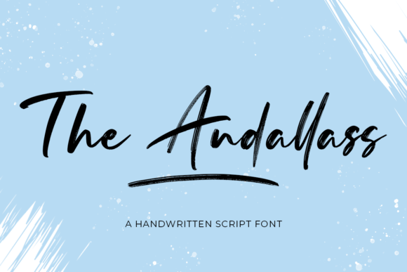 The Andallass Font: A Bold Script for Modern Branding